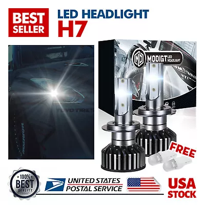 2 X H7 LED Headlight Bulbs 120000LM 6000K 200W For Subaru Tribeca 2008-2014 • $11.99