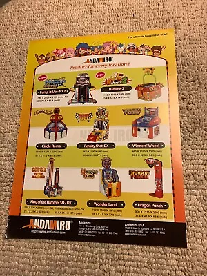 $6.49 • Buy Original 11-8 1/4” Pump It Up NX2 Andamiro Arcade Video Game FLYER AD