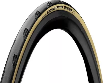 Continental GP5000 Folding Clincher Tyre - Black/Cream - 700 X 25mm • $79.99