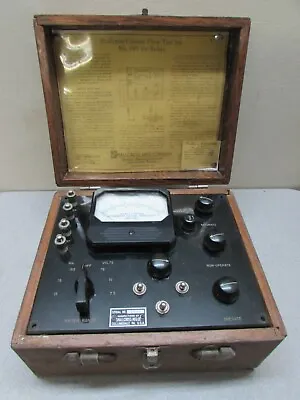 Vintage Electronic Instrument Shallcross 695 Current Flow Test Set Relay Meter • $47.50