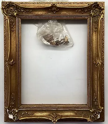 Magnificent Frame Picture Baroque Damaged Vintage Fold 12 3/16x9 1/2in Antique • $57.18