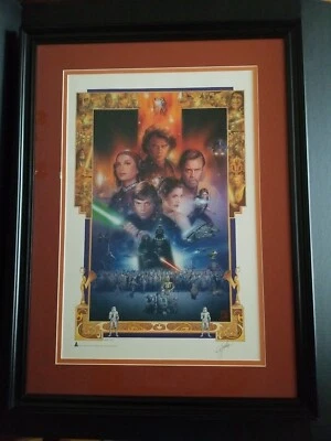 $400 • Buy Star Wars Skywalker Saga Tsuneo Sanda Art Print 2007 Limit To 250 Framed Signed