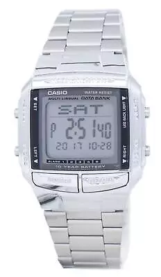 Casio Multi Lingual Data Bank Illuminator Dual Time Alarm DB-360-1A Mens Watch • $77.76