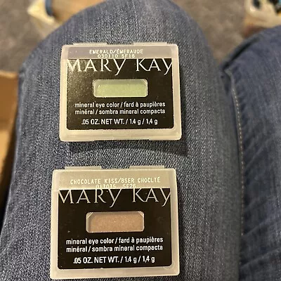 Mary Kay Mineral Eye Color Emerald & Chocolate Kiss NEW! • $12.95