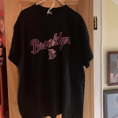 Brooklyn Cyclones 2023 Adult XL Black Or Dark Blue New Pull Over Tee-Shirt • $12.99
