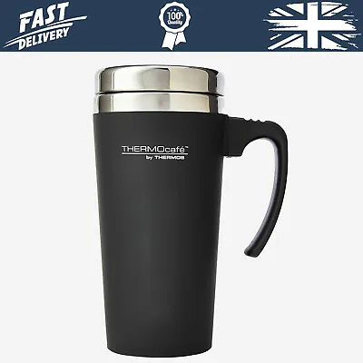 Stainless Steel Thermos Mug Tea Coffee Thermal Cup Travel Mug Insulated 400ml • £16.19