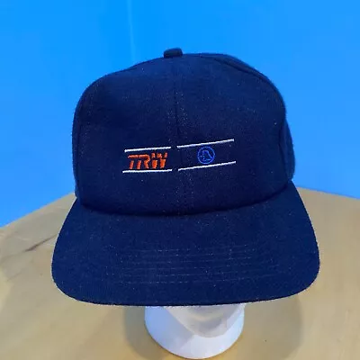 Vintage TRW Employee Cintas Strapback Baseball Hat Cap VGUC USA Made • $13.99