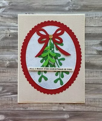 Handmade Christmas Card: All I Want For Christmas Is You Merry Happy Christmas  • $4.99