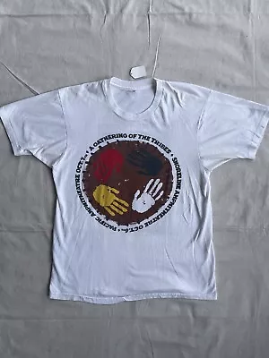 Vintage Concert T Shirt 1990 Iggy Pop Cramps Soundgarden Ice-T Festival 80s Larg • $174.99