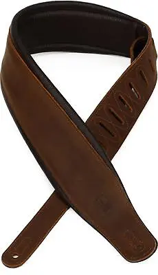 Levy's PM32CH-BRN 3  Wide Garment Leather Guitar Strap - Brown Sweetwater • $44.99