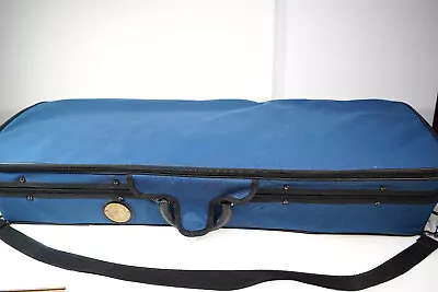 Blue Violin Case Material Style Light Weight Travelite Quality Case • $45.50