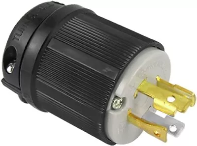 Uxcell AC 250V 125V 30A Nema L14-30P 4-Prong Twist Lock Male Replacement Plug • $12.45