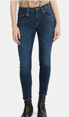 R13 Women's Sz 28 Mid-Rise Boy Skinny Jeans Norten Indigo R13W1186-247 (Y • $70