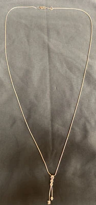 $1200 • Buy Jose Hess 18k Necklace With Diamond Pendant 20  Chain Serial Number 2040891a