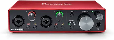 Scarlett 2I2 3Rd Gen USB Audio Interface For Recording Songwriting Streaming A • $226.99