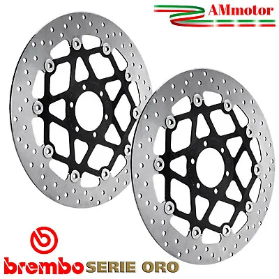 Brake Discs Brembo Yamaha Yzf 1000 R1 2005 Pairs Front Brakes Motorcycle 320 Mm • $377.42