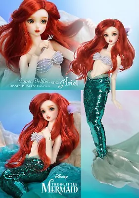 VOLKS Super Dollfie DISNEY PRINCESS Collection SDGr Ariel Doll Japan NEW • $1500