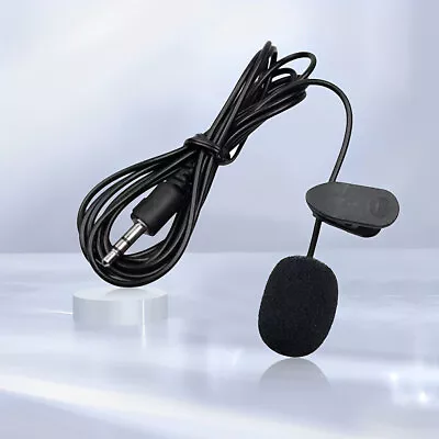 3.5mm Mini Lavalier Mic Microphone For Cell Phone PC Recording Clip-on Lapel • $7.95