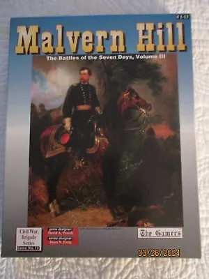 Malvern Hill Battle Seven DaysVol 3 Civil War Game # 13 Gamers 1999 • $24.99