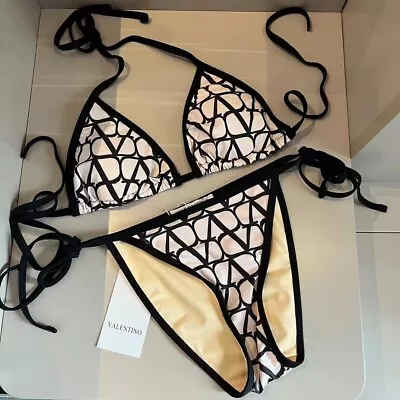 Versace Two-Piece Bikini Swimsuit Designer Swimwear Size S • $2.25