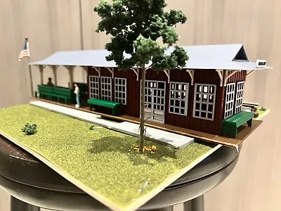 O Scale Train Station “Roaring Camp & Big Trees” (Built) 3D Kit • $89.99