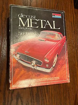 VINTAGE 1977 MONOGRAM 1:24 Die-Cast Metal & Plastic 56 T-BIRD Kit #6101~0100 • $18.99