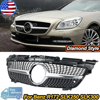 For Mercedes Benz R172 SLK-CLASS SLK250 SLK300 SLK350 Front Bumper Lower Grille • $148.18