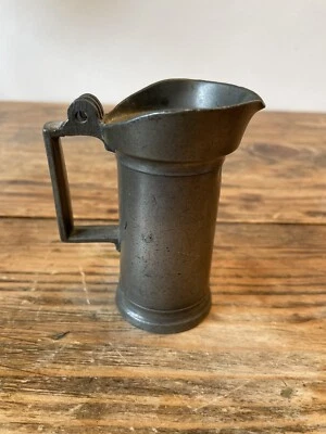 £5 • Buy Antique Pewter Jug