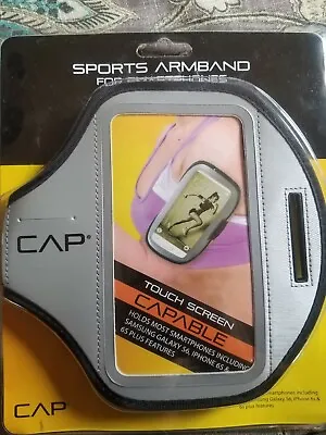 CAP - Sports Armband Phone Holder - Holds Most Smartphones - Reflective • $12