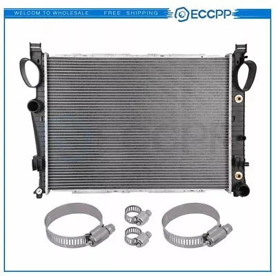 Radiator For 00-06 Mercedes-Benz CL500 S430 SL500 With Oil Hose Clamps Kit • $76.21