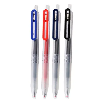 2/5/10pcs Muji Moma Japan 0.5mm Gel Ink Press Type Pen Blue/Black/Red/Dark Blue • $15.51