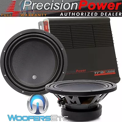 Pkg 2 MEMPHIS MCR12S4 12  4-OHM 600W BASS SUBWOOFERS + PPi TRAX1.1500D AMPLIFIER • $339.99