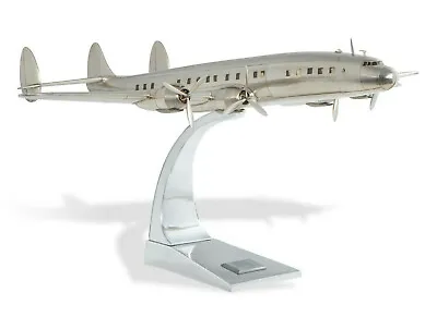 Lockheed Super Constellation Airliner Airplane Model 27  Aluminum Desk Top Decor • $738