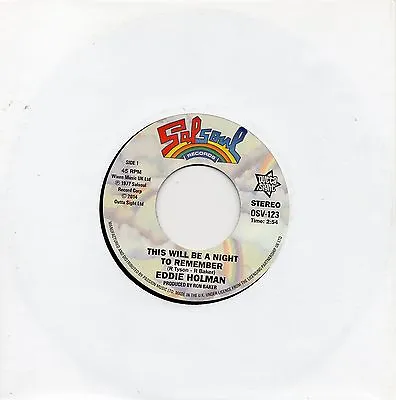 Eddie Holman-this Will Be A Night To Remember / Double Exposure-ten Percent  Osv • £8.99