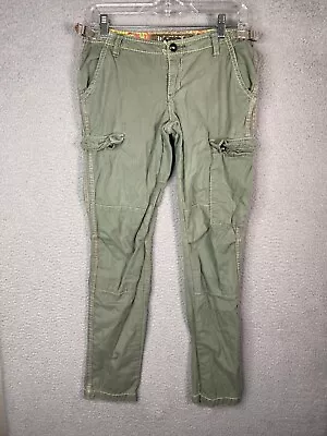 Da-Nang Cargo Pants Women Small (30x30) Green Slim Fit Military Surplus Y2K VTG • $45