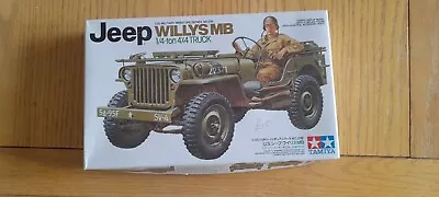 TAMIYA 35219 Jeep Willys MB. 1:4-ton 4x4 Truck 1:35 Military Model Kit • £11.99