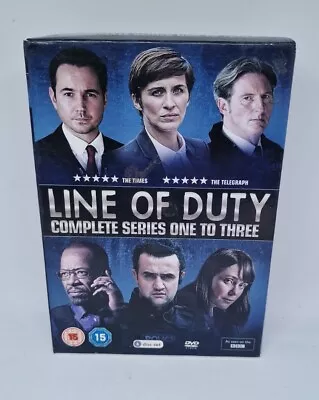 Line Of Duty: Series 1-3 DVD TV Shows (2016) BBC Adrian Dunbar Good Condition  • £1.50