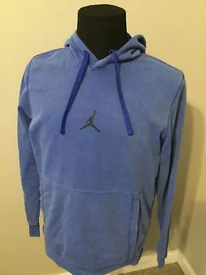 VINTAGE Michael Jordan Blue Pullover Hoodie Sweatshirt Pocket Size Med. NWOT • $34.99