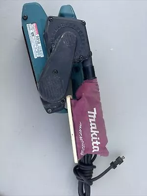 Makita 9910 3  X 18  120 Volt 5.6 Amp Belt Sander With Bag Tested Works • $59.95