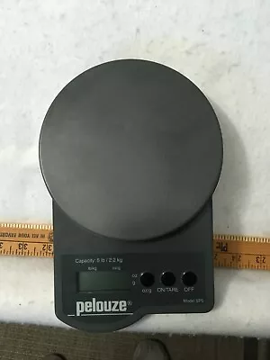 Pelouze Electronic Postal Scale Model SP5 5 Lb/2.2 Kg Capacity Tested Works • $13.99