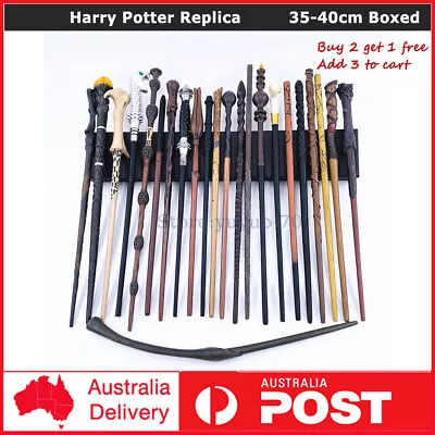 Harry Potter 35-40cm Metal Core Magic Wand Cosplay Prop Replica Magical Wand Box • $22.69