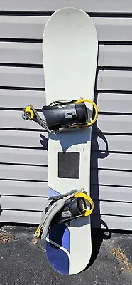 Vintage Vision Snowboard & Bindings! (57  Long 145cm?) • $149.99