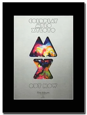 Coldplay - Mylo Xyloto - Matted Mounted Magazine Artwork • $21.15