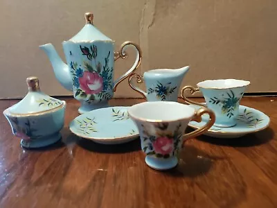 Vintage Hand Painted Nippon Miniature Tea Set • $8.65