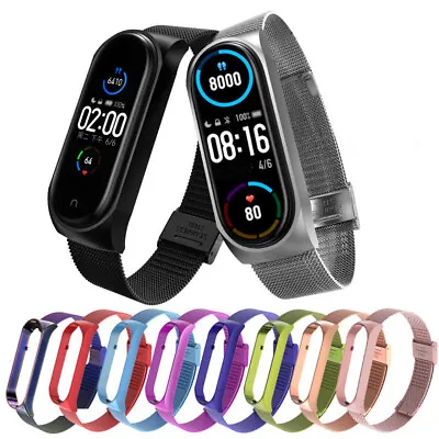 Milanese Loop Stainless Steel Wrist Band Bracelet For Xiaomi MI Band 3 4 5 6 • $13.27