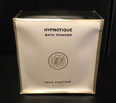 VINTAGE Hypnotique Bath Powder 4 Oz. Max Factor. NEW IN BOX. *Movie Prop* • $29.99