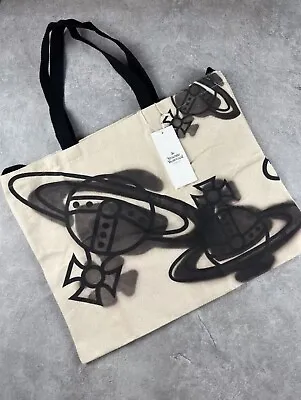 Vivienne Westwood Novelty Canvas 2-way Tote Bag  36 X 46 Cm Unused With Tags • $73.99