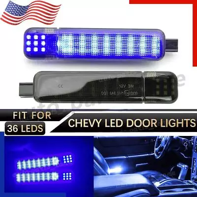 Pair LED Door Courtesy Light For Chevy Silverado Suburban GMC Tahoe Yukon Sierra • $14.45