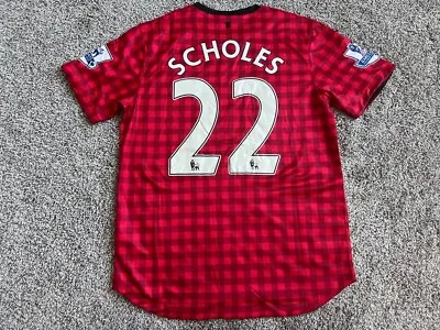 Camiseta Manchester United 2012-2013 Local #22 Scholes Player • $80