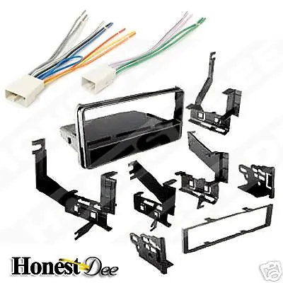 $35.40 • Buy 99-8216 Single Din Radio Install Dash Kit & Wires For Yaris, Car Stereo Mount